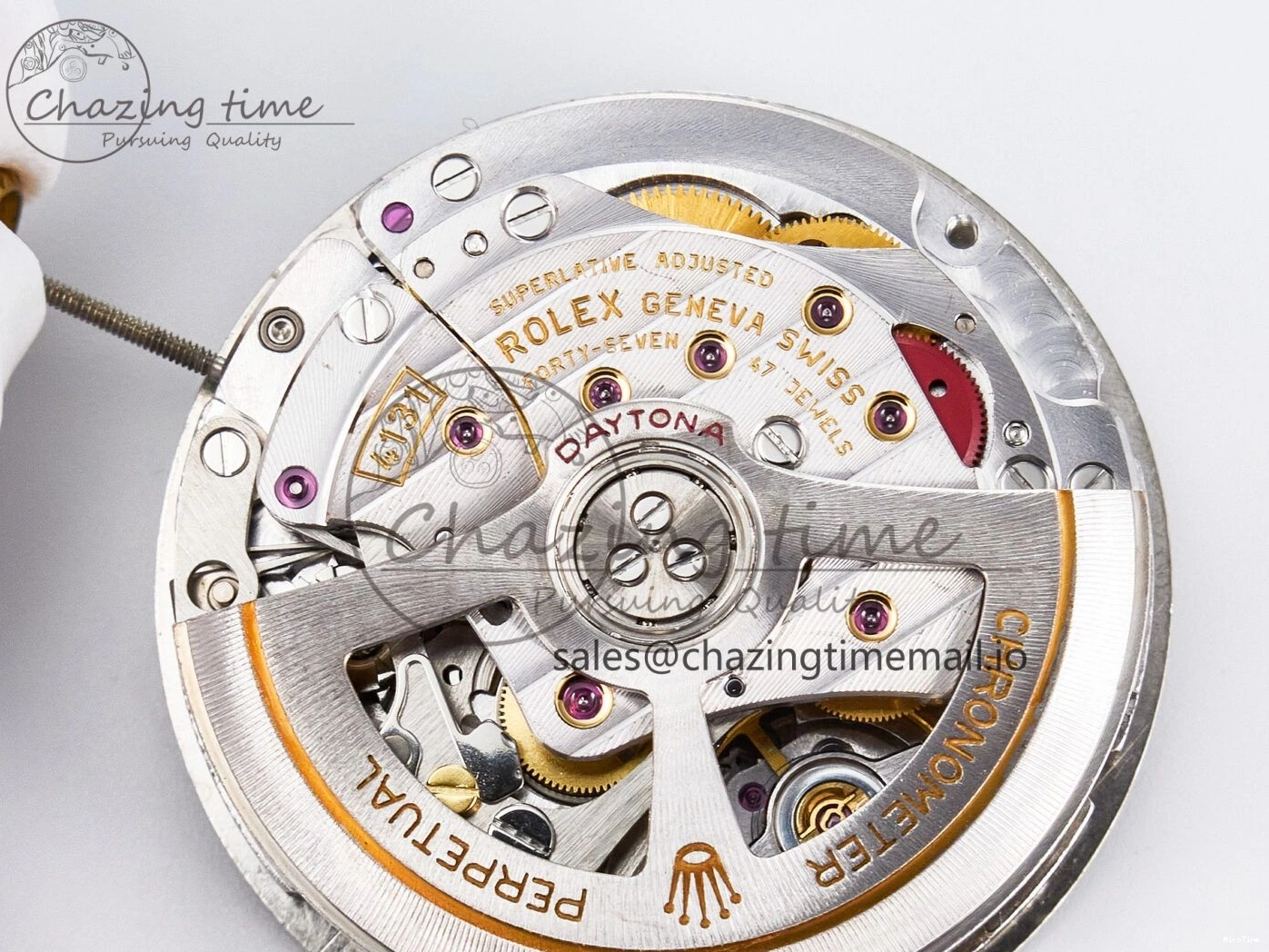 MiroTime 0401 Custom Modded Daytona DD4131 Super Clone 28800 VPH Automatic Movement (Silver Color) HighQuality 919